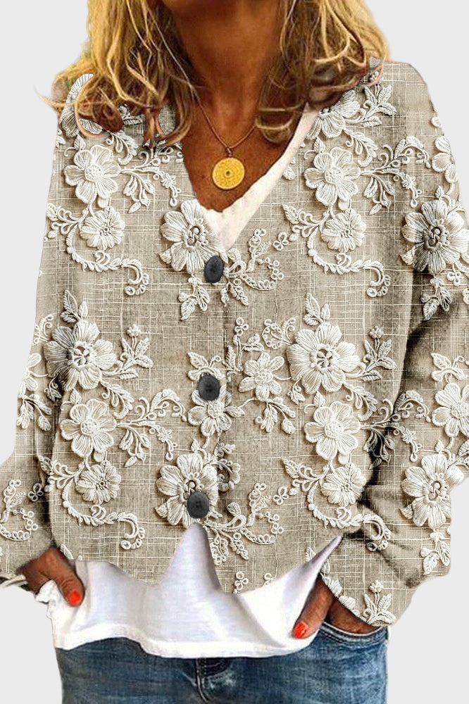 Meda - Svetr s Nití z Okvětních Lístků